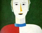 卡兹米尔 马列维奇 : Portrait of a Woman